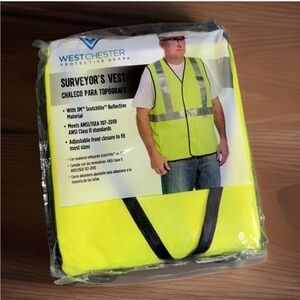 ANSI Class 2 High Visibility Reflective Safety Vest – New